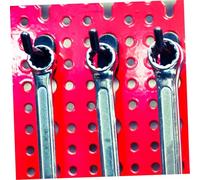 MOTHNUR 50 pezzi Ganci per Pegboard in Plastica Nera da Ganci Sospensione per Utensili e Organizzazione Garage Accessori Resistente per Banco Lavoro Officina