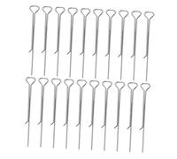 MOTHNUR 50 Pezzi Wick Holders in Acciaio Inossidabile per Creazione Candele Strumenti Centratore per Stoppini Diverse Stabilizzatori per Tealight e Oliere DIY