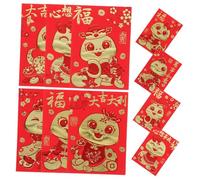 MOTHNUR 60 Pezzi Buste Rosse del Serpente Lai See Envelopes Cinesi Pacchetti per Capodanno Lunare Matrimoni e Feste Speciali Design Simbolico Prosperità