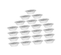 MOTHNUR 600 Pezzi Stampi Tart in Alluminio Usa e Getta Teglie Rotonde per Crostatine Distribuzione Calore Uniforme Resistenti per Forno e Professionale