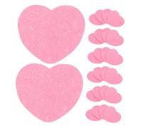 MOTHNUR 60pezzi Spugna Compressa Forma di Cuore per Lavaggio del Viso Dischetti per Pulizia del Viso in Polpa di Legno Spugne per Esfolianti e Struccanti Rosa