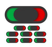 MOTHNUR 9 pezzi Cartelli Privacy Bagno Scorrevoli Nero Acrilico Resistente Segnala Occupato per Ufficio Casa Hotel Meeting