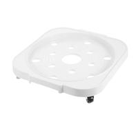 MOTHNUR Base Porta Bombola Gas in PP con Ruote e Freno Supporto Mobile per Serbatoio Propano Vassoio Fisso Antiribaltamento per Esterno e Giardino Carrellino Sottovaso Resistente e Sicuro