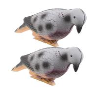 MOTHNUR Bersaglio Sagomato a Forma di Colomba in Schiuma Eva Resistente, Set da 2 Pezzi per Allenamento al Tiro con L’Arco e Caccia, Statua di Piccione Portatile Riutilizzabile per