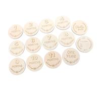 MOTHNUR Biglietti Commemorativi Per Ragazza Biglietti Di Nascita Per Tappe Fondamentali Accessori Fotografici Per Album Ricordi in Legno Unisex