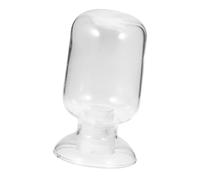 MOTHNUR Bottiglia in Vetro Cloche per Fiammiferi con Tappo in Vetro Trasparente Fiammiferi per e Mensole Design Compatto e Resistente