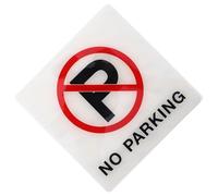 MOTHNUR Cartello No Parking in Acrilico Resistente e Visibile Segnale Divieto Sosta per Ristoranti Cortili e Spazi Pubblici Adesivo Promemoria Parcheggio Vietato Segnaletica Esterno