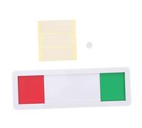 MOTHNUR Cartello Scorrevole per Ufficio in Acrilico Premium Indicatore Privacy Open Closed con Colori Vivaci per Riunioni e Amministrativi