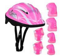MOTHNUR Casco Protettivo e Ginocchiere per Kit Sicurezza Completo per Roller Scooter e Skateboard Regolabile e Confortevole per Attività Outdoor