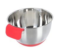 MOTHNUR Ciotola per Mescolare Uova in Acciaio e Silicone con Beccuccio Inclinato Contenitore Versatile per Insalate e Uso in da e Adatta Casa