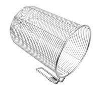 MOTHNUR Colino per Pasta in Acciaio Resistente con Manico Scolapasta da Cucina a Rete Robusta per Pentola Calda Cestello Portatile per Friggere e Filtrare Olio Adatto per Uso Domestico