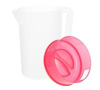 MOTHNUR Contenitore d'Acqua Trasparente Grande Capacità con Manico Ergonomico per Bevande Fredde e Calde Contenitore Riutilizzabile per Cucina e Festa