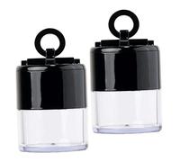 MOTHNUR Contenitore per Polvere Sciolta con Piumino per Cipria 5g Portatile 2 Pezzi per Trucco Quotidiano e Viaggio con Coperchio Ermetico per Distribuzione Uniforme