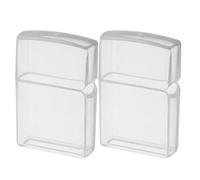 MOTHNUR Custodia protettiva in plastica per accendino a cherosene, compatibile con Zippo Design trasparente, resistente all'usura