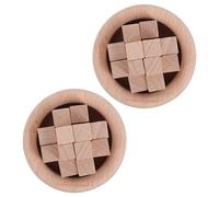 MOTHNUR Diffusore di Profumo in Legno Piccolo 2 Pezzi Diffusore di Oli Essenziali Portatile senza Alimentazione per Casa Ufficio e Viaggi Design Naturale e Venature Legno