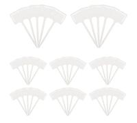 MOTHNUR Etichette per Piante da Giardino Bianche Riutilizzabili 50 Pezzi in Plastica Resistente alle Intemperie Picchetti per Vasi Fiori e Orto Marcatori Multifunzione per Piante da