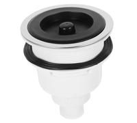 MOTHNUR Filtro Scarico per Lavello Parrucchiere in Acciaio con Rimovibile e Tappo Vasca in Ceramica per Shampoo Facile Installazione e Manutenzione per Professionali