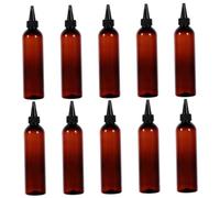 MOTHNUR Flaconi Di Lozione e Shampoo in Plastica Ricaricabili 10 Pezzi 250ml Dispenser Punta Nera Per Sapone Da Viaggio Casa Hotel Kit Contenitori Per Bagnoschiuma e Shampoo