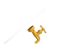 MOTHNUR Fontana Rubinetto Galleggiante Piccola in Materiale Robusto per Decorazioni Giardino e Interni Fontana Annaffiatoio Unica e Versatile per Decorazione d’Interni
