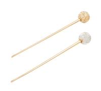 MOTHNUR Forcina Cinese per da Donna Semplice Bastoncino per Chignon in Metallo Accessorio per in Resina Color Oro/argento per La Nuziale Ballo di Fine Anno