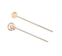 MOTHNUR Forcine per Chioma Bacchetta 2 Pezzi Bastoncini per Chioma da Donna in Lega di Alluminio Fermagli per Chignon Sicuri e Vintage per Uso Quotidiano e Feste