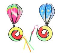 MOTHNUR Girandole a Vento per Mongolfiere Colorate da Esterno, Set da 2 Pezzi, Decorazioni da Giardino per Prato, Cortile e Balcone Materiali Resistenti e Colori Vivaci Colore Casuale