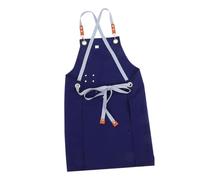 MOTHNUR Grembiule in Sottile con Tasca Resistente alle Macchie e Traspirante per Giardinaggio Barbecue e Pulizie Unisex Colore Blu Scuro