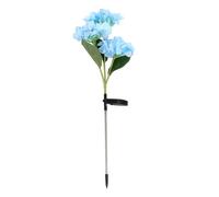MOTHNUR Lampada Solare da Giardino Fiore LED Blu Palo Prato Decorativo Esterno Inserimento nel Senza Fili Illuminazione Solare Sicura e Resistente per Giardino e Cortile