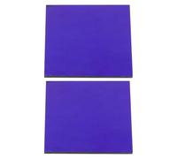 MOTHNUR Lastre di Vetro Blu Cobalto da Laboratorio 10x10 Cm 2 Pezzi, Vetro Resistente al Calore e Agenti Chimici per Esperimenti di Chimica Didattici, Accessorio Portatile per