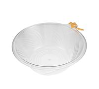 MOTHNUR Lavandino per Viso in Plastica Trasparente Piccolo Portatile e Anti Fuoriuscite per Saloni di Bellezza e Uso Domestico