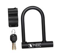 MOTHNUR Lucchetto a U per Bici Resistente Chiavi Compatto e Portatile Antifurto per Mountain Bike e Bici da Strada Fibbia a Sgancio Rapido Protezione Contro Taglio e Perforazione