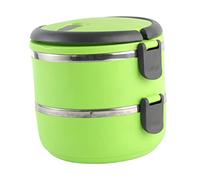 MOTHNUR Lunch Box Acciaio con Isolamento Contenitore Portavivande Ermetico Perdite con e Design per Mantenere Alimenti Caldi e Separati Durante Pranzo Riutilizzabile