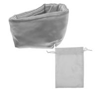 MOTHNUR Maschera per Dormire di Seta Imitata con Fascia Regolabile, Copri Occhi Antirumore con Tappi per Orecchie, Set Completo con Custodia per Viaggi, per Sonno Notturno e Riposo