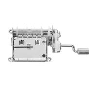 MOTHNUR Meccanismo Carillon a Manovella Fai da Te 15 Note con Ingranaggi in Rame Movimento Musicale Manuale per Creazione Melodie Kit Accessori Completo per Progetto Artigianale e