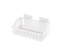 MOTHNUR Mensola da Parete per Bagno in Plastica Beige con Ventosa Super Resistente Organizer Multifunzionale per Doccia e Cucina Porta Shampoo Gel Sapone e Carta Igienica Montaggio Senza