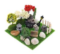 MOTHNUR Miniature per Giardini Fatati Decorazioni in Miniatura Accessori per Giardini delle Fate di Oggetti in Miniatura Pietre Recinti Alberi e Altro