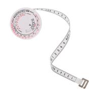 MOTHNUR Nastro Metrico Bmi Rotondo 1,5 M in Plastica Resistente, Metro a Nastro Flessibile per Misurazione Corpo e Monitoraggio del Grasso Corporeo, Strumento Portatile per Salute