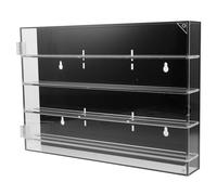 MOTHNUR Organizer per Coltelli in Acrilico Trasparente Multi-livello da Parete Porta Utensili da Cucina Compatto per Collezione Supporto Espositivo Lama