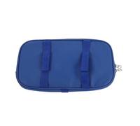 MOTHNUR Organizer per Visiera Parasole Auto Blu in PU con Clip Porta Occhiali da Sole e Multitasche Porta Carte, Custodia Pieghevole per Suv e Camper, Accessorio Interno Auto per