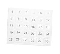 MOTHNUR Organizzatore di Pillole Mensile 30 Scomparti, Custodia Trasparente Portapillole Compatta in Pp, Portapillole da Viaggio Leggero per Farmaci Giornalieri, Custodia Porta Medicinali