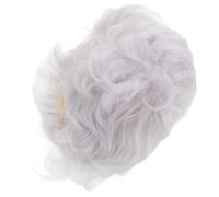MOTHNUR Parrucca Grigia Corto Per Donne Anziane Acconciatura Elegante e Versatile Per Costume Da Nonna Per Eventi e Occasioni Speciali Comfort Sicuro e Design Giovane