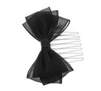 MOTHNUR Pettine Laterale Per Bambina Nero Pettine Torsione Per Accessori Minimalisti Per Da Ragazza Frangia