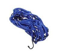 MOTHNUR Rete Elastica Porta Carico Blu Riflettente con Ganci per Bici e Veicoli Rete Cargo in Gomma Resistente e Flessibile per Casco e Carichi per Viaggi Outdoor e Campeggio