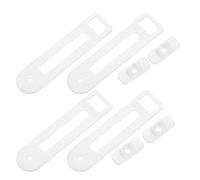 MOTHNUR Serrature per Armadietti per 4 Pezzi in Plastica Serratura per Sportelli e Cassetti di Cucina e Frigorifero Blocco di Sicurezza senza Attrezzi per Protezione Casa e