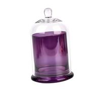 MOTHNUR Set 1 Pezzo Copertura in Vetro per Aromaterapia Coperchio Trasparente Decorazione Elegante Tazza Aroma in Vetro Diametro 10 CM per Centrotavola e Feste