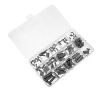 MOTHNUR Set di Chiavi Woodruff in Acciaio Inossidabile 140 Pezzi Estremità Arrotondate, Kit Assortito di Chiavi Parallele per Alberi di Trasmissione, Uso Industriale e