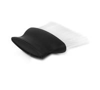 MOTHNUR Spazzola per Barbiere e Parrucchiere Morbida in Plastica Pennello per Collo e Viso Nero e Bianco Accessorio Pratico per Rimuovere Capelli e Polvere Strumento Duster Professionale