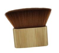 MOTHNUR Spazzola per Salone Parrucchiere con Base in Legno Setola in Nylon Morbida per Rimozione Spezzati Pulizia e Orecchie Antiscivolo e Durevole per Barberie e Domestico