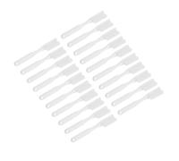 MOTHNUR Spazzolino da Denti da Prigione Mini 20 Pezzi Manico Corto Piatto Setole Morbide Spazzolino Portatile Piccolo per Igiene Orale in Ambienti Carcerari e Viaggi