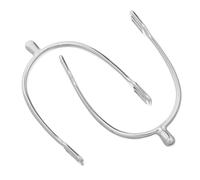 MOTHNUR Sperone da Donna in Lega di Zinco per Attrezzatura Equestre Western, Decorazione Intagliata a Mano per Stivali da Cowboy, Accessorio Ergonomico Compatibile con Sottosella Inglese